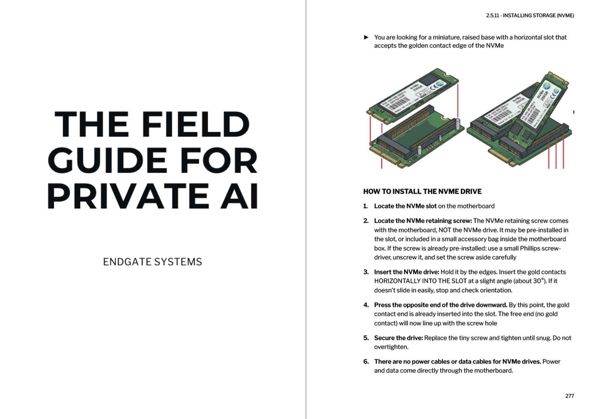 Local AI Integrator Activation — Includes The Field Guide For Private AI (Paperback, Shipped) · One-Time, No Subscription